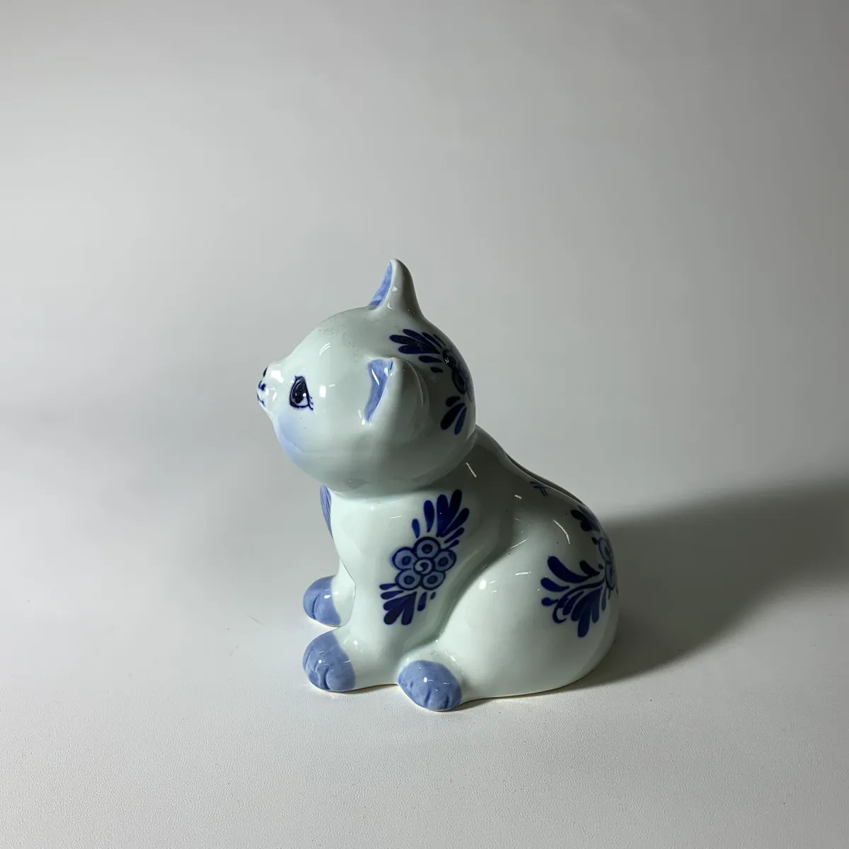 陶瓷藍色小貓擺飾 3