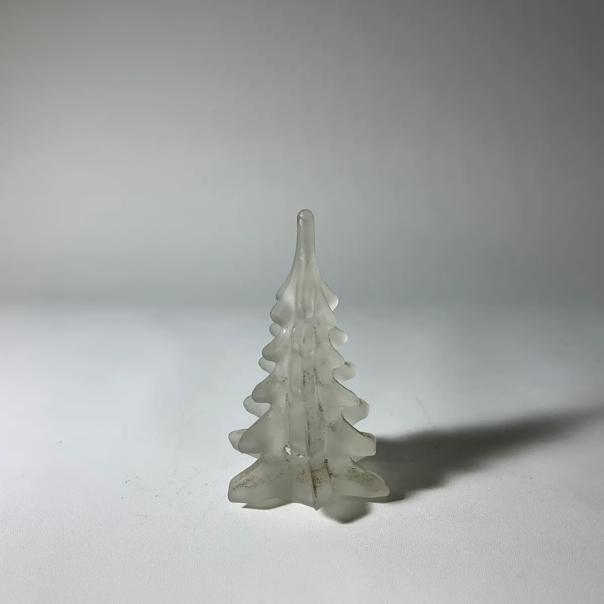 玻璃透明磨砂聖誕樹擺飾 2