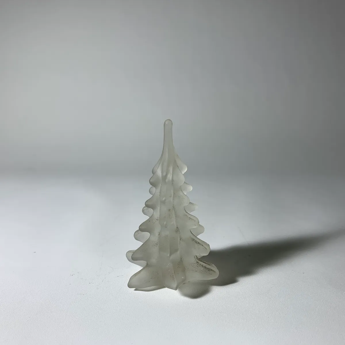 玻璃透明磨砂聖誕樹擺飾
