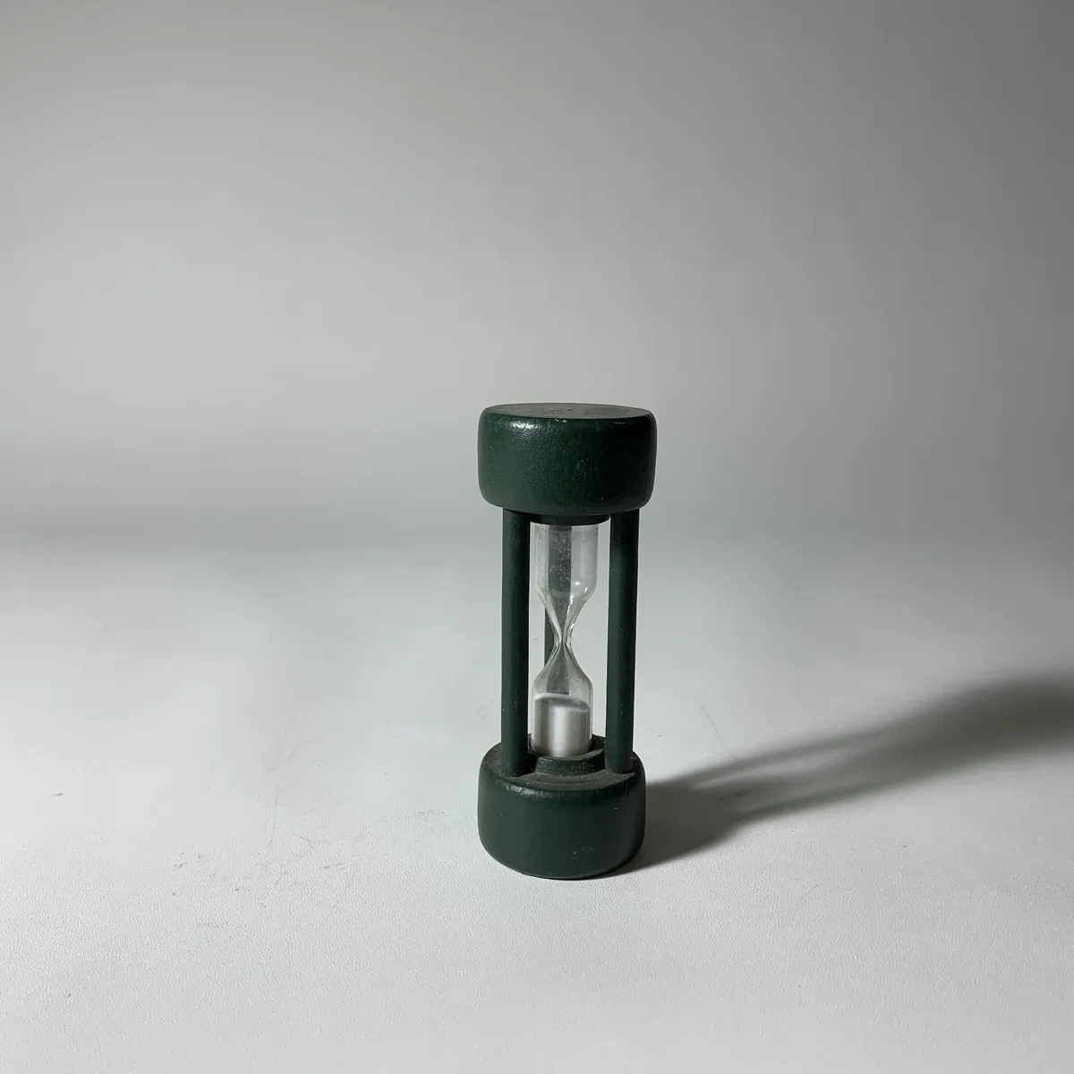 木質綠色沙漏