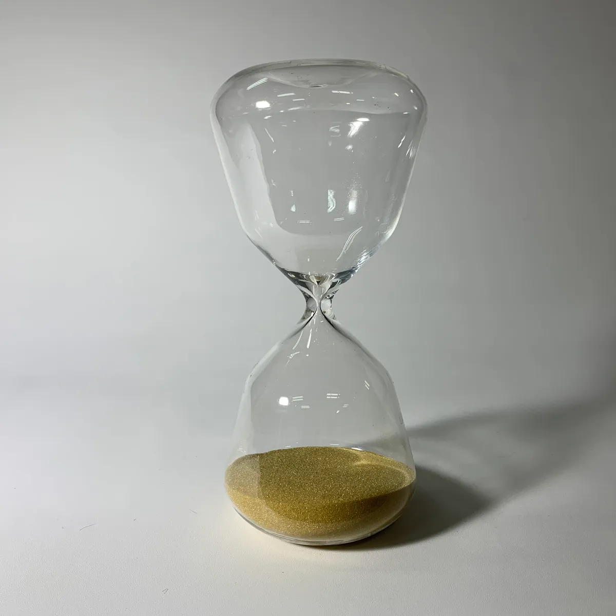 玻璃金色沙漏