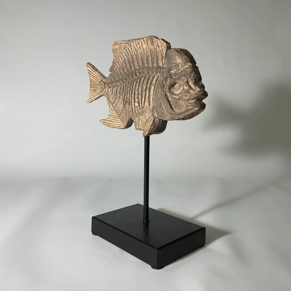 石製魚骨擺飾品 2
