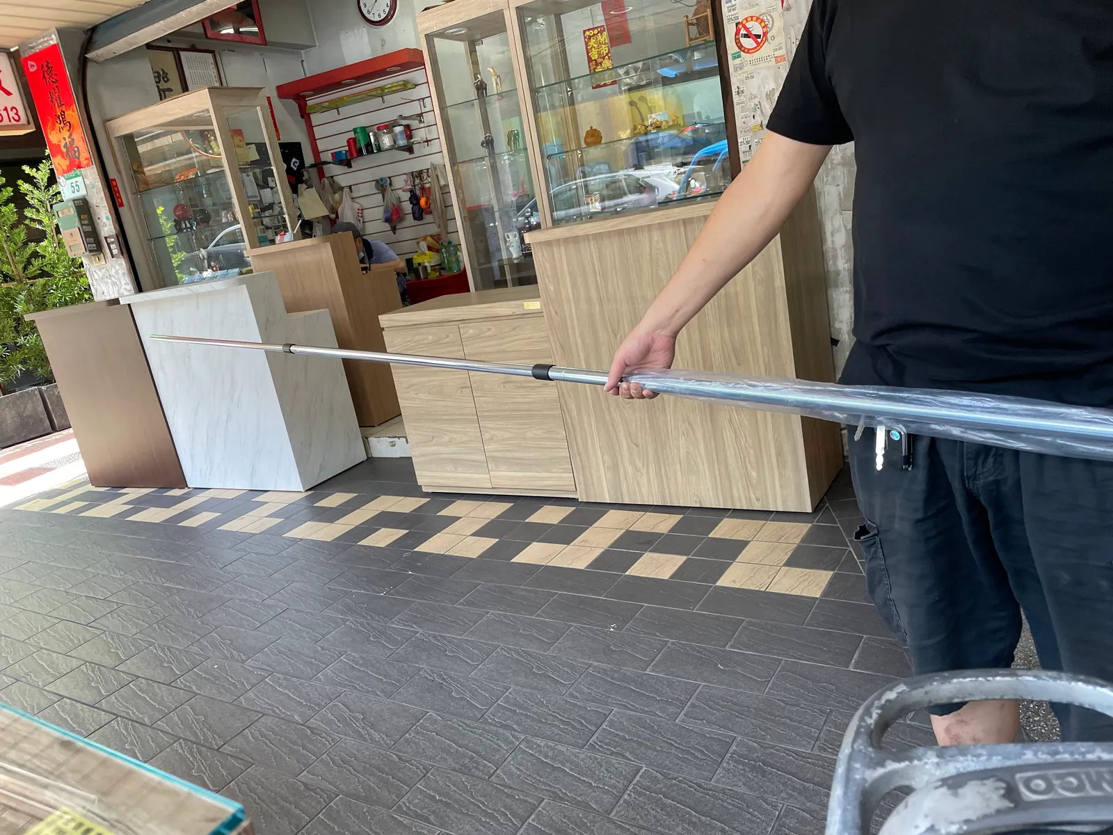 伸縮鐵架 全長180cm 2