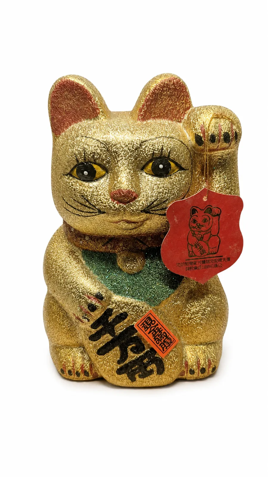 金色亮片招財貓擺飾