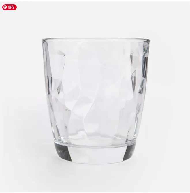 透明冰紋玻璃杯