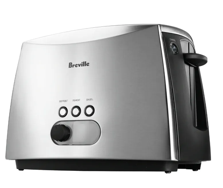 Breville 銀黑不鏽鋼雙槽烤麵包機