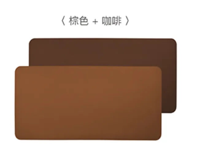 棕色咖啡色桌面墊 50x100cm