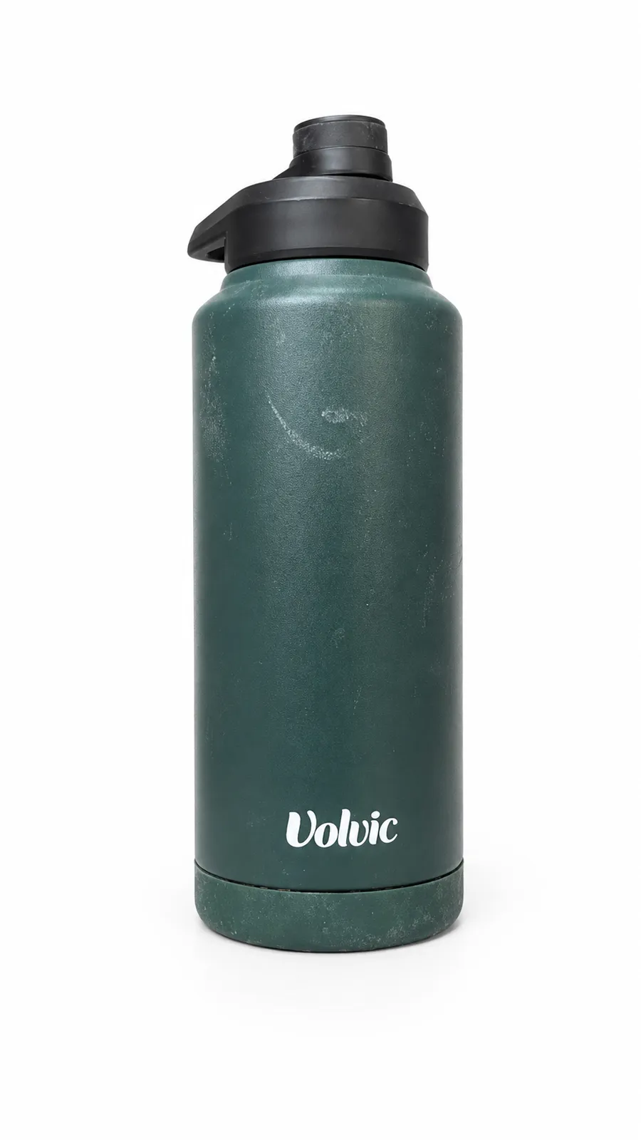 Volvic 墨綠色寬口運動水壺