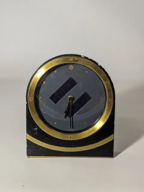 金色黑色金屬時鐘(N)