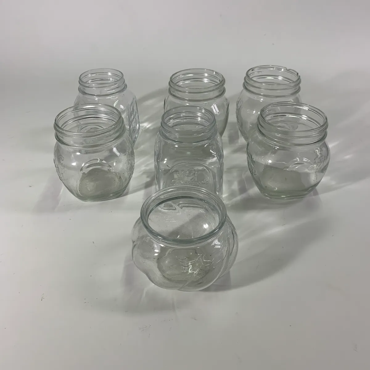 玻璃透明無蓋果醬罐 2
