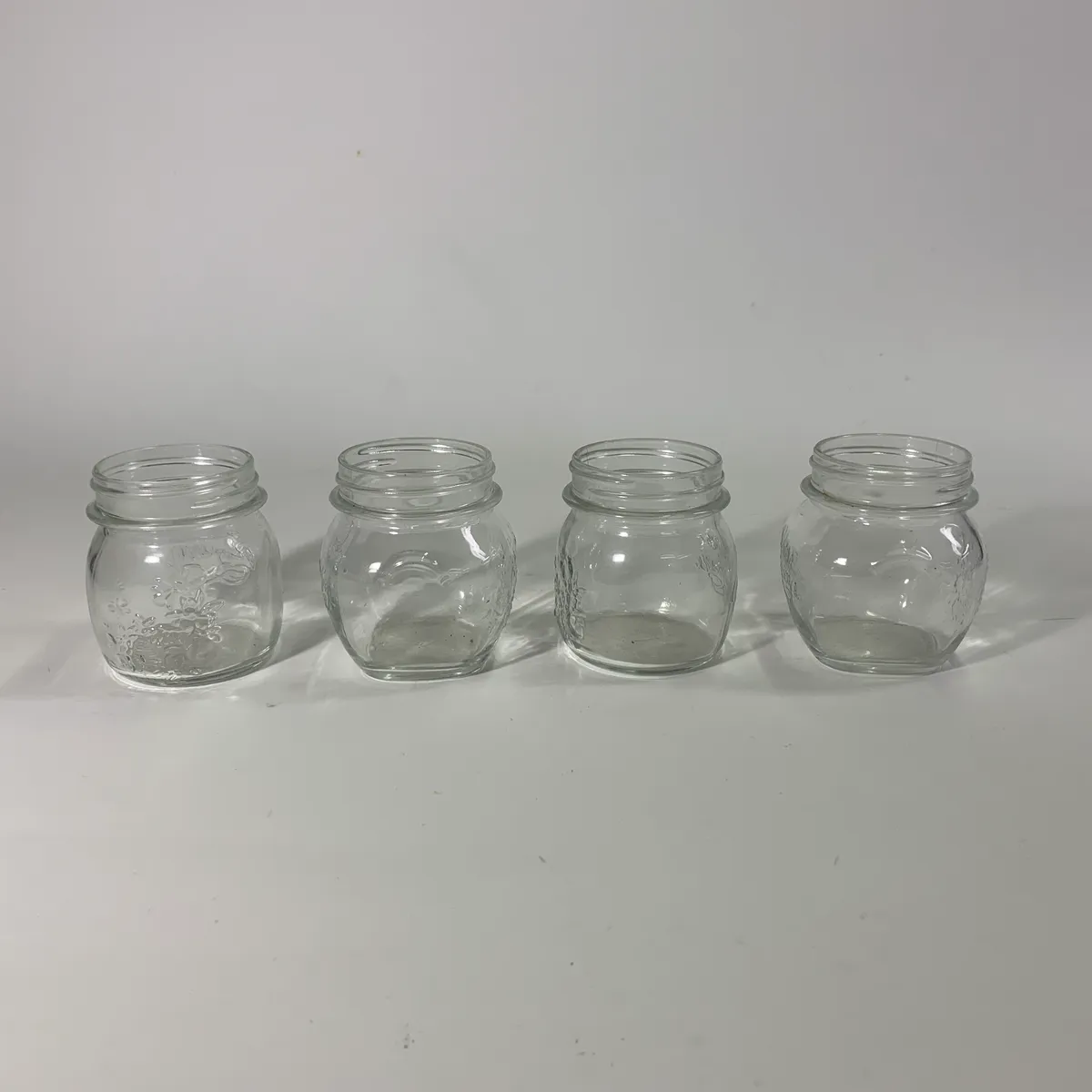 玻璃透明無蓋果醬罐