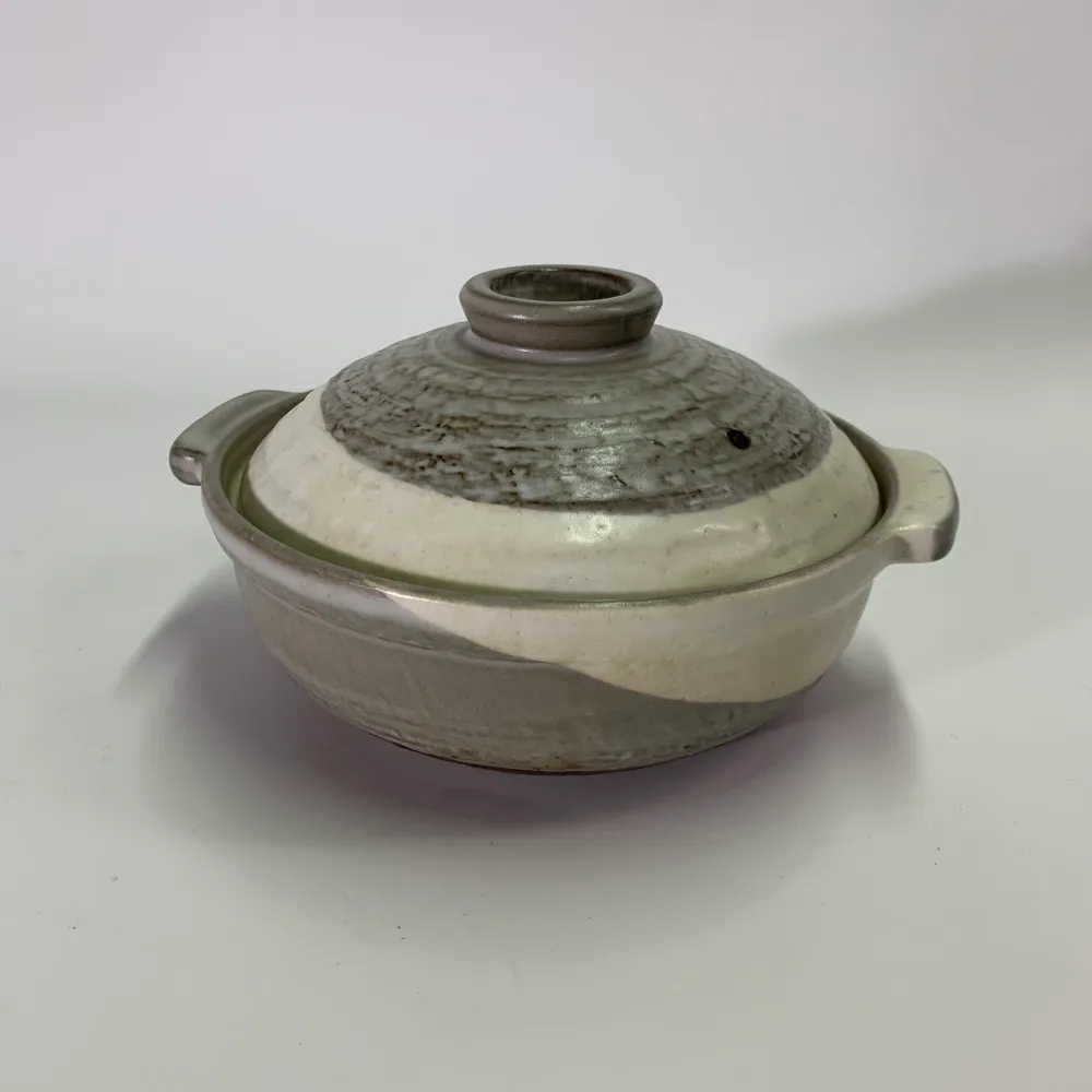 陶瓷灰色日式土鍋