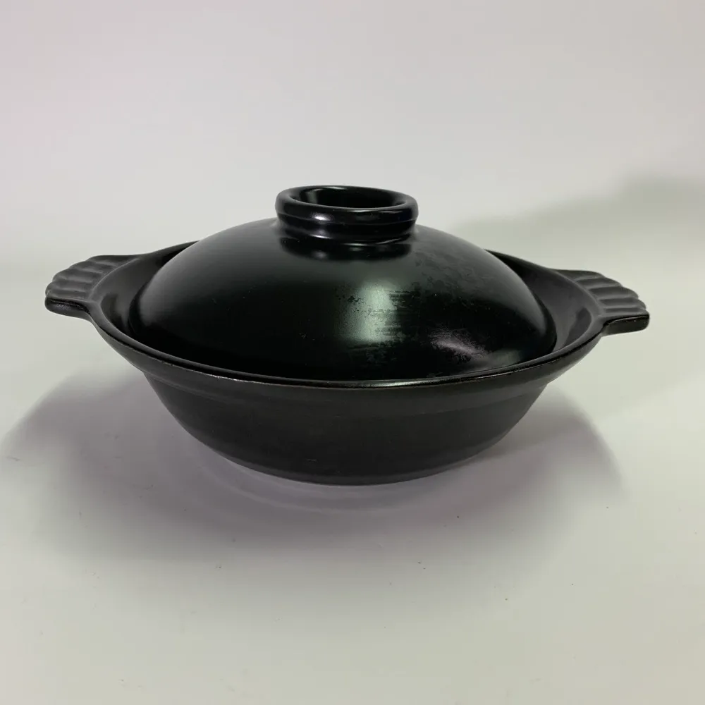陶瓷黑色日式土鍋