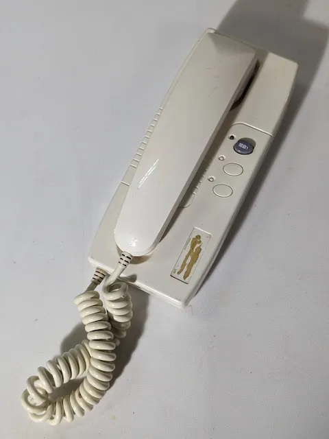 白色塑膠對講機