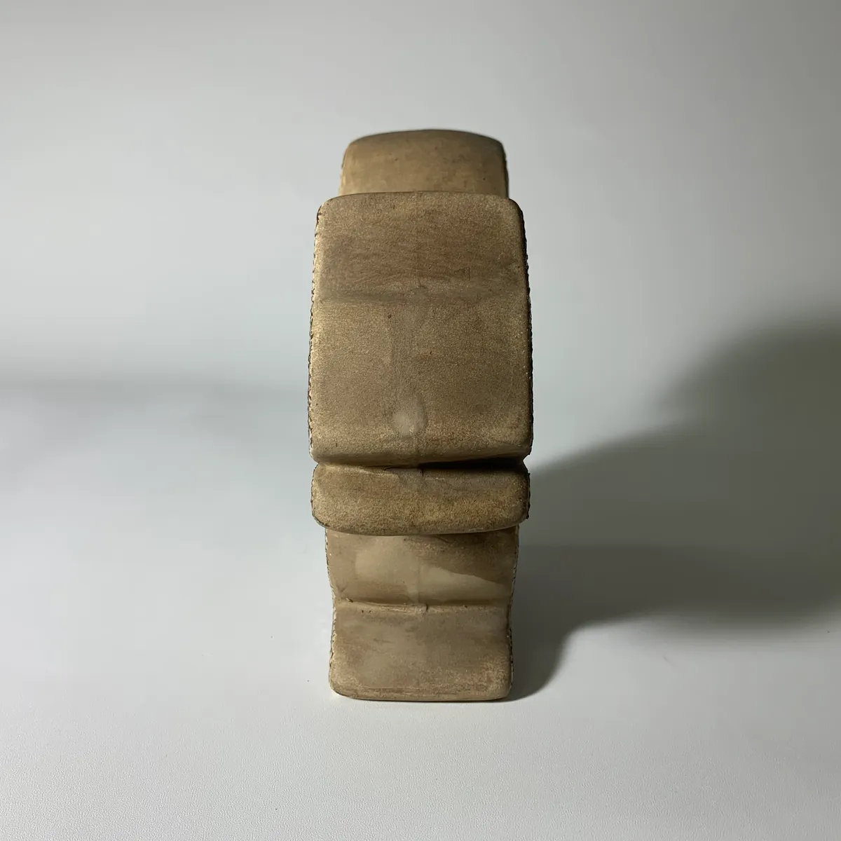 陶瓷棕色格紋松鼠擺飾 3