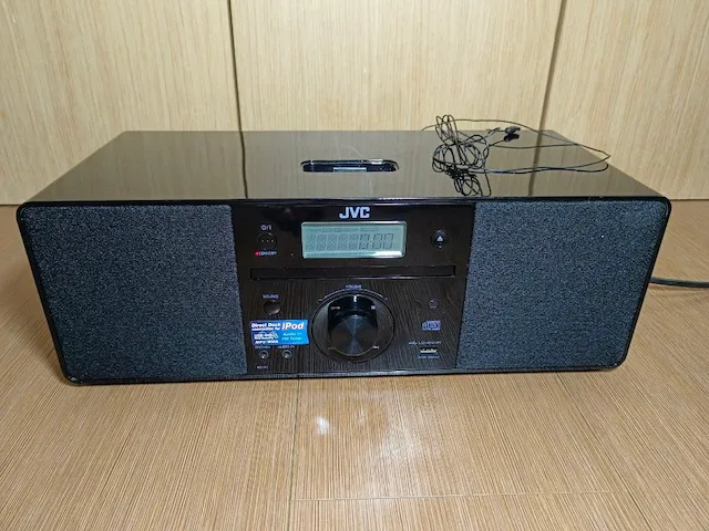 黑色JVC RD-N1 ipod音響