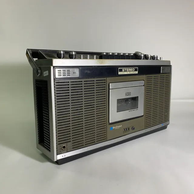 stereo cassette recorder brown 2