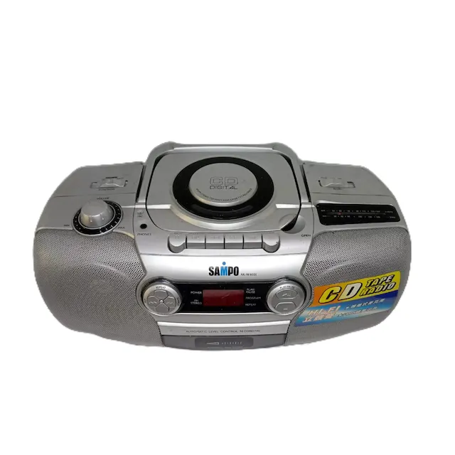 銀色sampo 手提隨身聽 卡夾-cd 2