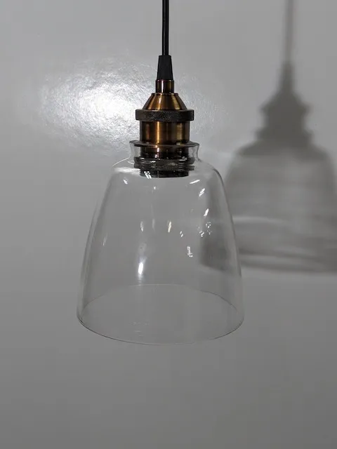 透明玻璃燈罩吊燈