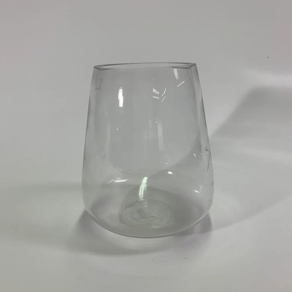 透明玻璃花瓶 寬口