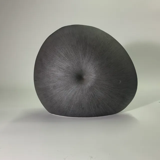 咖啡圓形金屬大花瓶