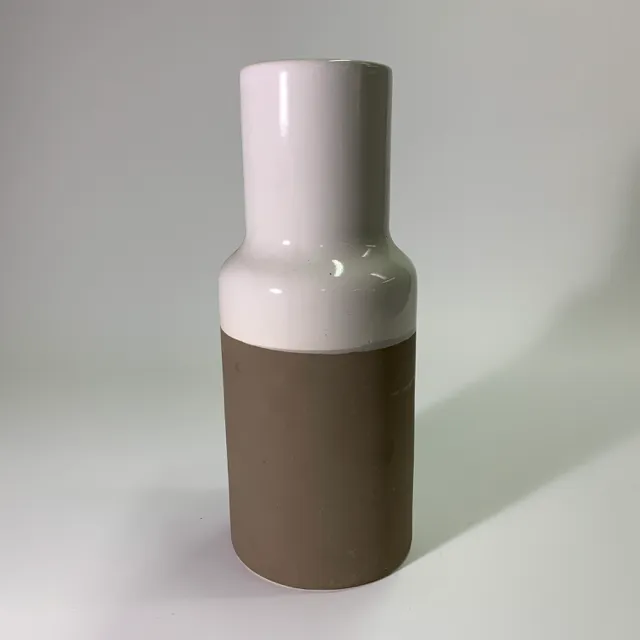 白沙色雙色高花瓶