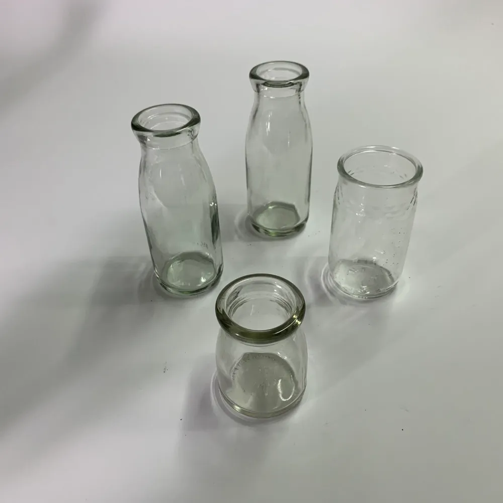 布丁玻璃瓶小口 4入組合