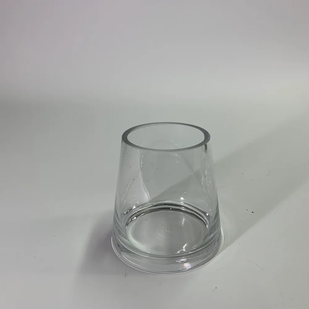 透明玻璃花瓶 寬口