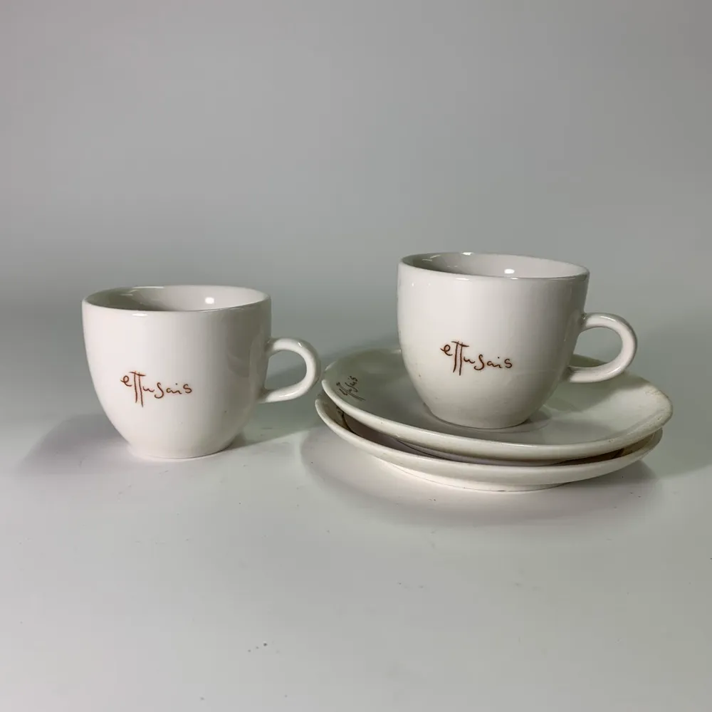ettusais陶瓷下午茶杯盤 盒裝 2杯2盤