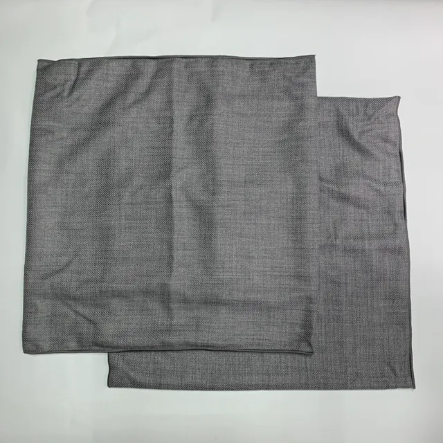 鐵灰色抱枕套 2入