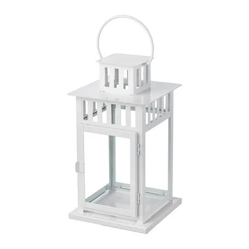 Ikea 白色燭台