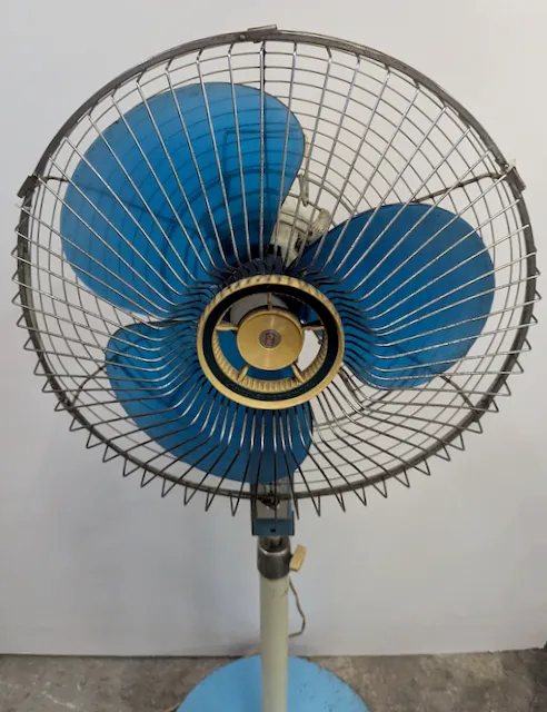 藍色底座大同直立電扇 2