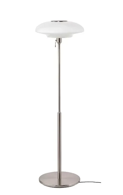 IKEA TÄLLBYN乳白玻璃燈罩金屬立燈