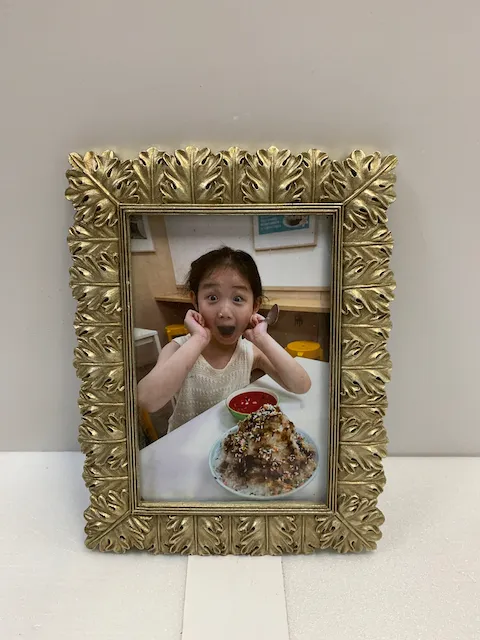 金色葉片造型相框