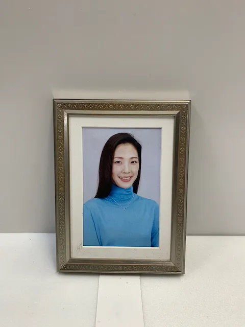 銀邊金色圖騰鋁質相框