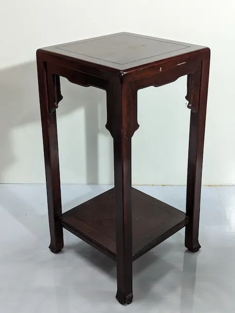 胡桃色木質邊几 3