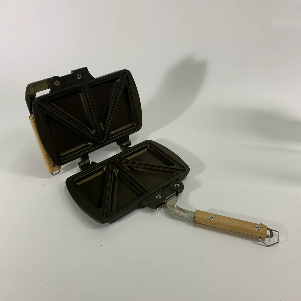 木質手把TNR鬆餅製作機 綠色套子
