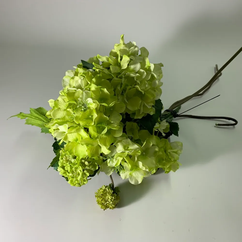 青蘋果綠繡球人造花